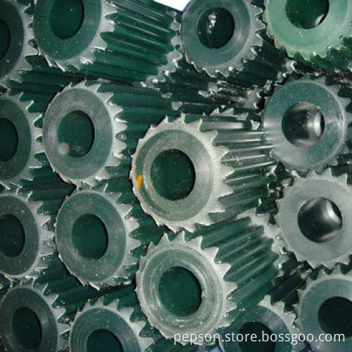 PU gears with high elasticity and anti-abrasion performance